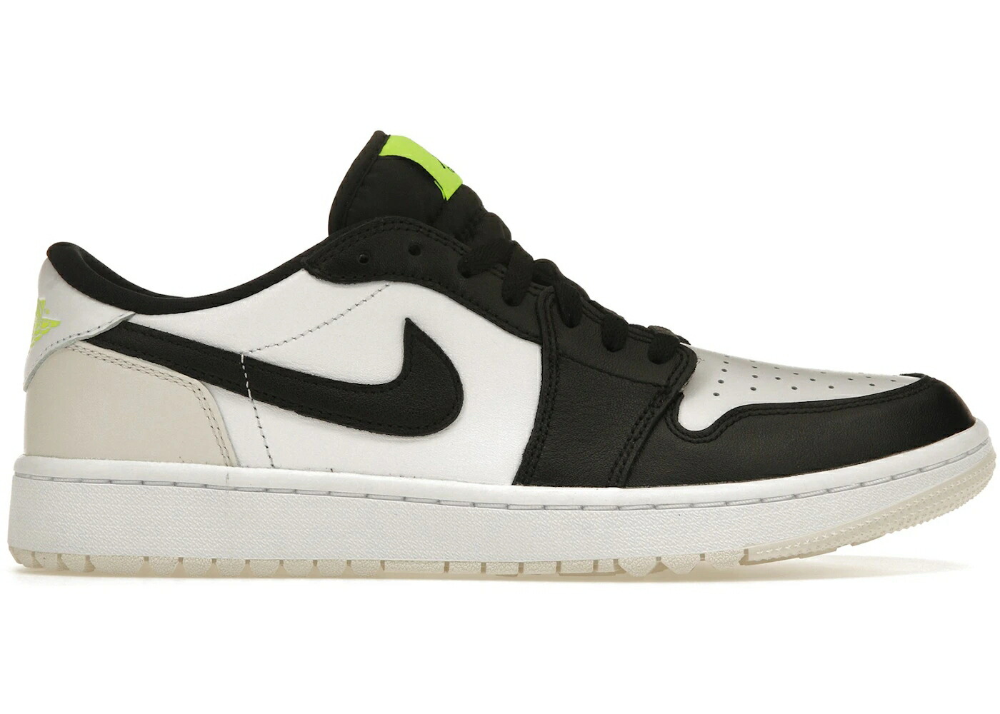 ナイキ ジョーダン ゴルフ 白いこと 白いこと 黒いこと 黒いこと スニーカー メンズ JORDAN 1 RETRO LOW GOLF PHANTOM VOLT / WHITE BLACK PHANTOM VOLT