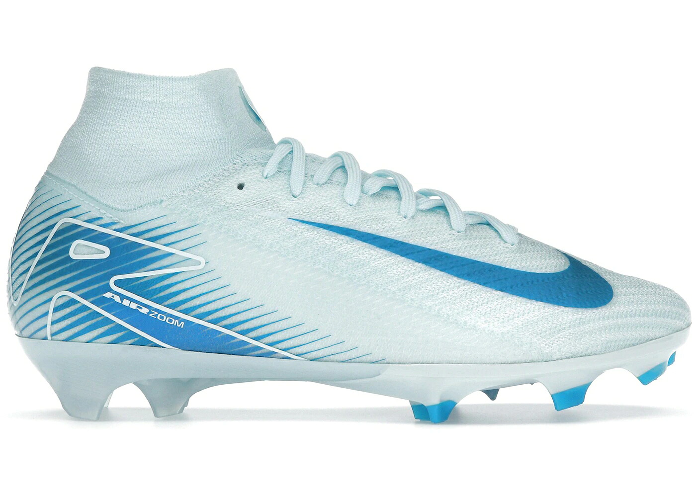 ナイキ エリート 青み 青色 スニーカー メンズ NIKE MERCURIAL SUPERFLY 10 ELITE FG GLACIER BLUE / GLACIER BLUE BLUE ORBIT
