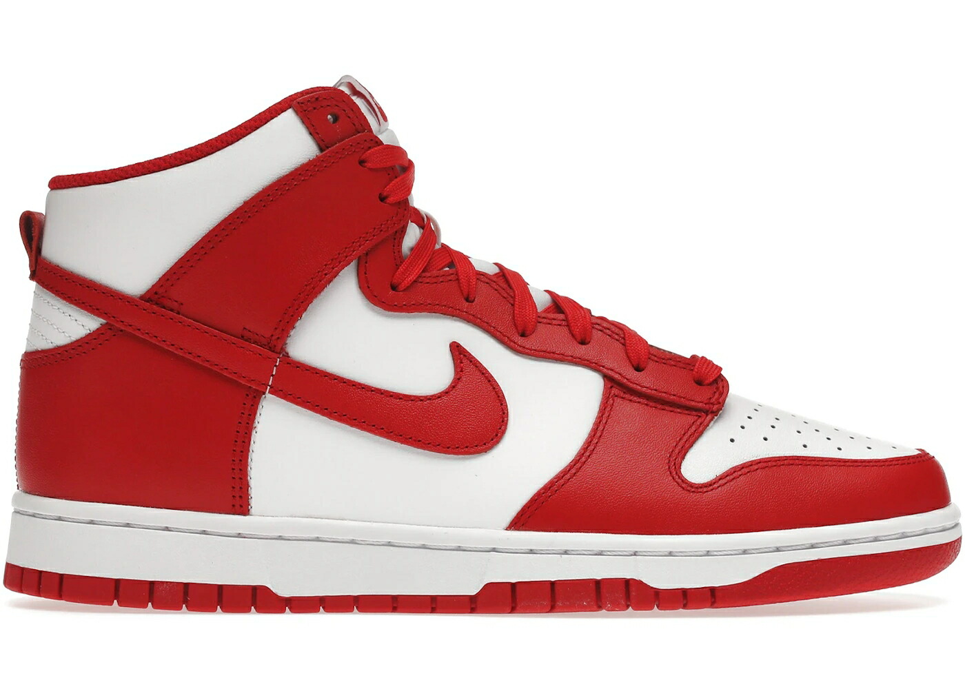 ナイキ ダンク ご機嫌 白いこと 白いこと 赤 赤いこと ダンクハイ スニーカー メンズ NIKE DUNK HIGH CHAMPIONSHIP WHITE RED / WHITE UNIVERSITY RED
