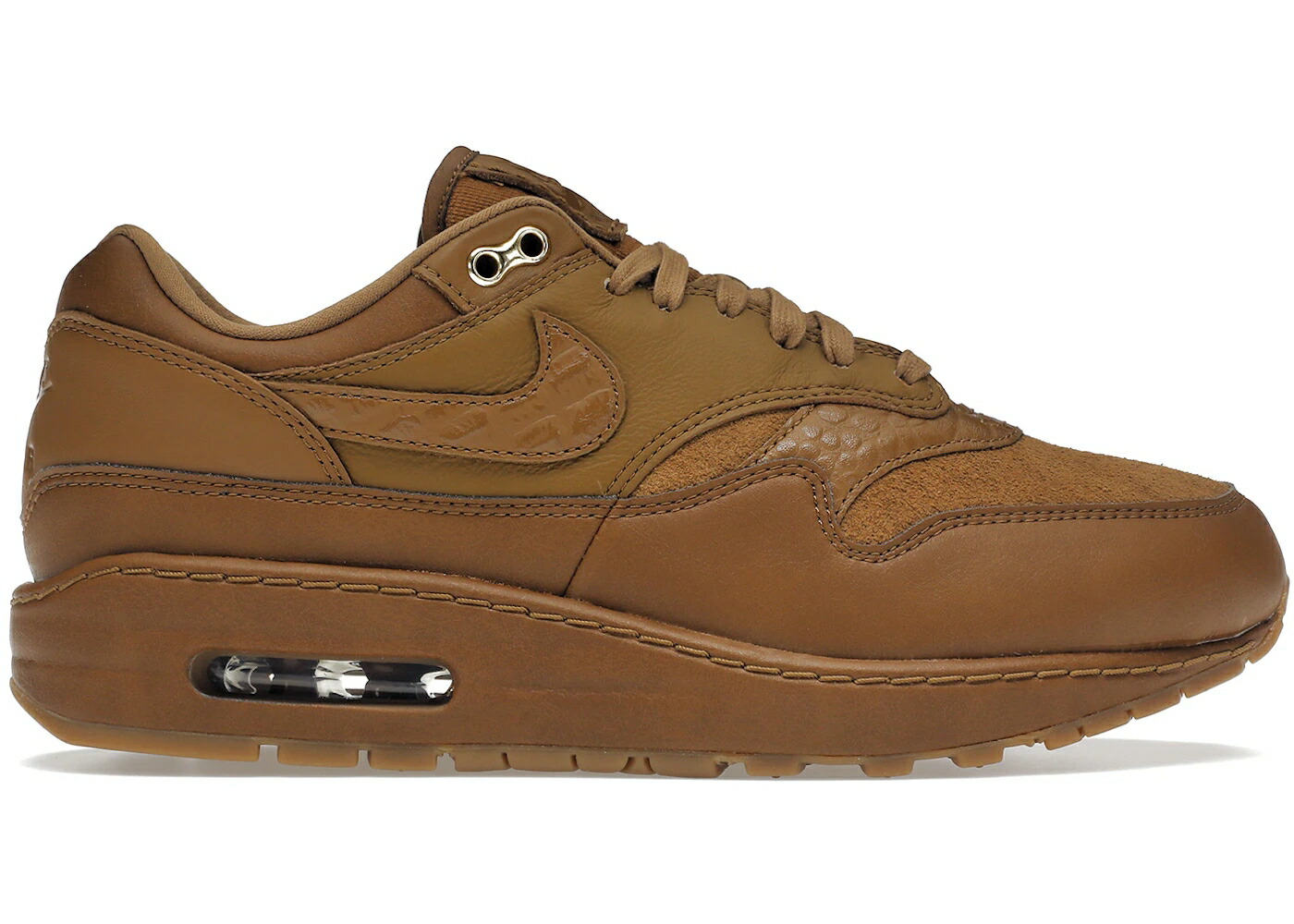 ナイキ マックス 赤銅色 赤銅色 エア湖マックス \u002787 WOMEN\u0027S スニーカー レディース NIKE AIR MAX 1 LUXE ALE BROWN (WOMEN\u0027S) / ALE BROWN ALE BROWN GUM MEDIUM