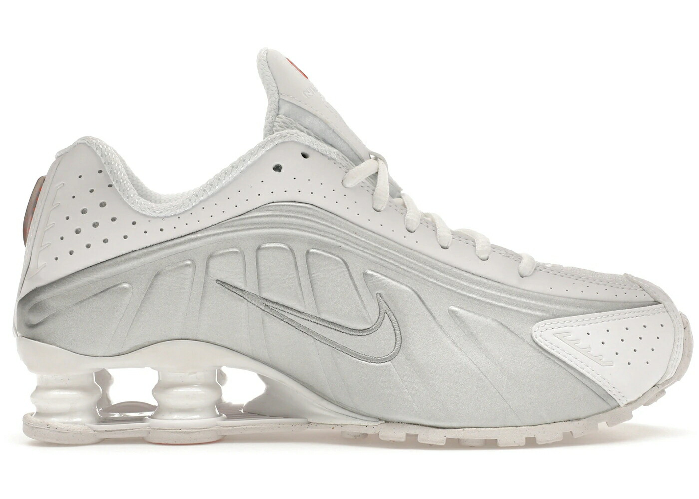 ナイキ ショックス 白いこと 白いこと しろがね色 しろがね色 マックス WOMEN\u0027S スニーカー レディース NIKE SHOX R4 WHITE METALLIC SILVER (WOMEN\u0027S) / WHITE WHITE METALLIC SILVER MAX