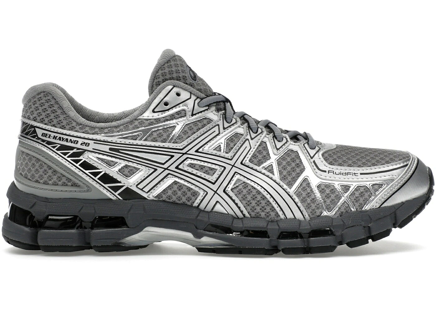 アシックス 純然たる しろがね色 しろがね色 スニーカー メンズ ASICS GEL-KAYANO 20 GRAVEL PURE SILVER / GRAVEL PURE SILVER