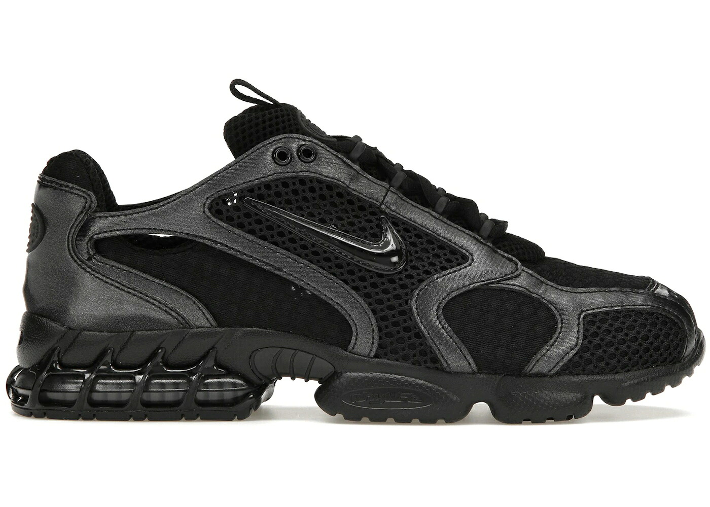 ナイキ 望遠レンズ 黒いこと 黒いこと スニーカー メンズ NIKE AIR ZOOM SPIRIDON CAGE 2 TRIPLE BLACK / BLACK ANTHRACITE SMOKE
