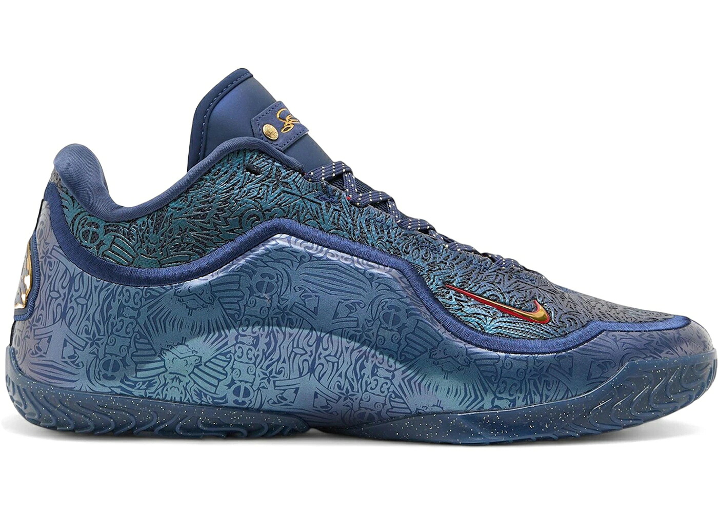 ナイキ レブロン 紺色 米国海軍 ゴールド スニーカー メンズ NIKE LEBRON 23 OUT FOR REDEMPTION / MIDNIGHT NAVY METALLIC GOLD