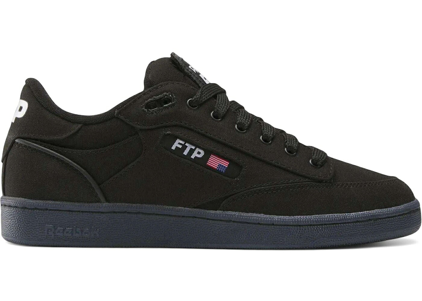 リーボック クラブ 黒色 ブラック 白色 ホワイト スニーカー メンズ REEBOK CLUB C BULC CLN FTP / BLACK WHITE BLACK