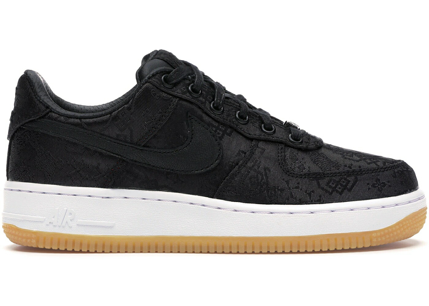ナイキ クロット 黒色 ブラック 赤 レッド 白色 ホワイト エアフォース スニーカー メンズ NIKE AIR FORCE 1 LOW FRAGMENT X CLOT / BLACK UNIVERSITY RED WHITE