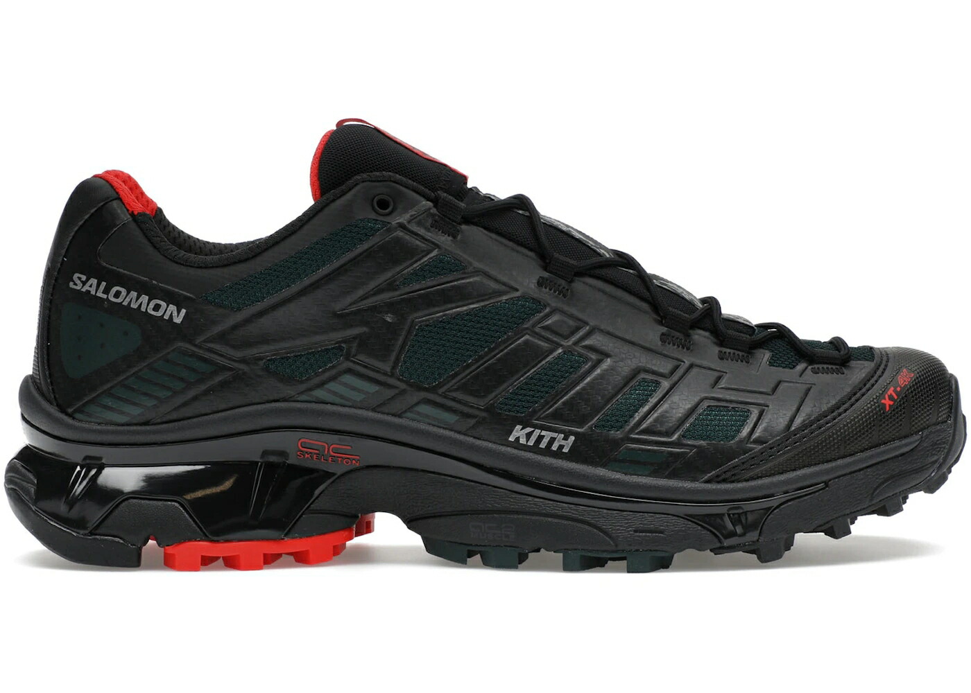 サロモン 黒色 ブラック 赤 レッド スニーカー メンズ SALOMON XT-4K KITH KITHMAS BLACK / BLACK SCARAB FIERY RED 71,720円