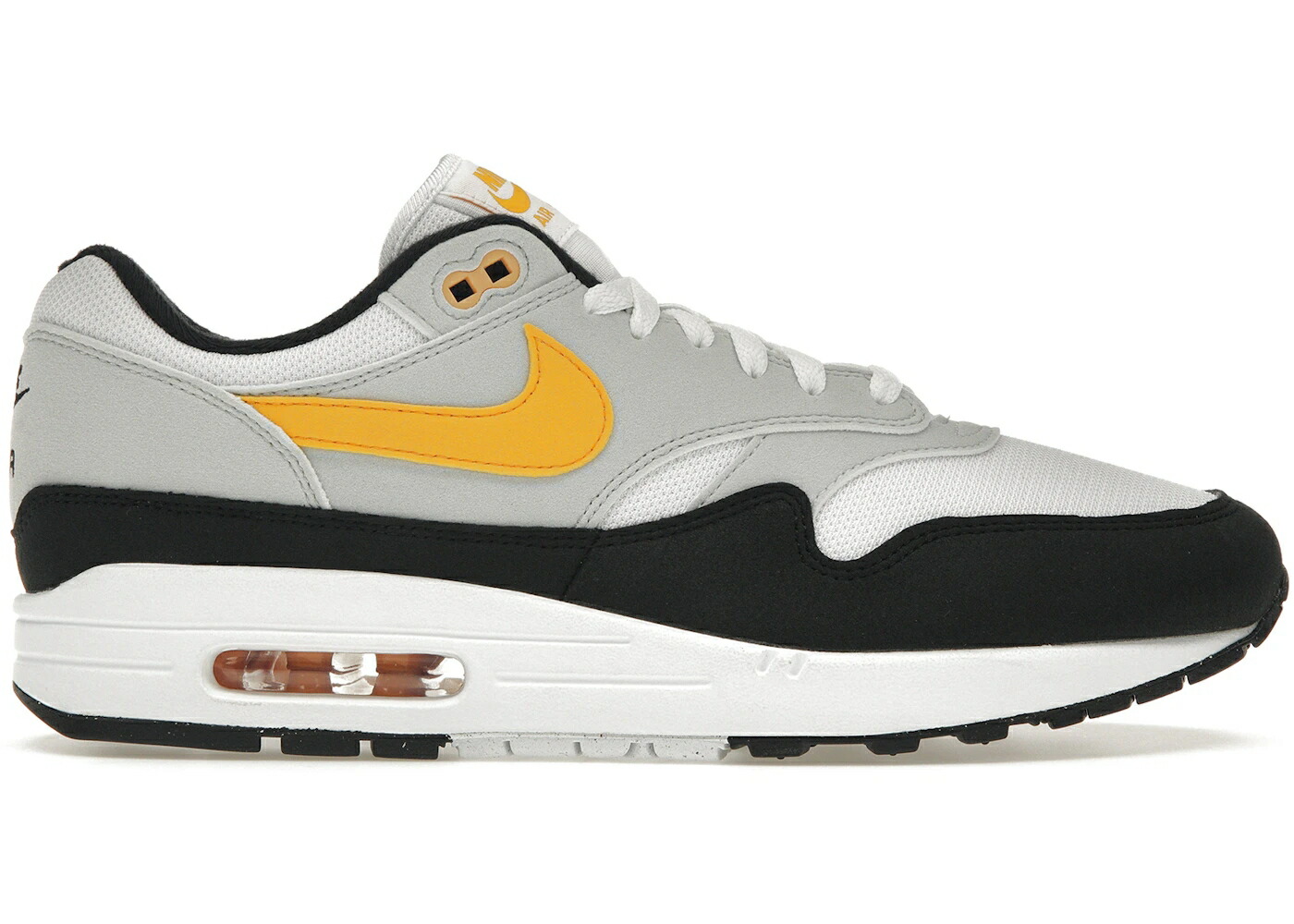 ナイキ マックス 白いこと 白いこと ゴールド 黒いこと 黒いこと エア湖マックス スニーカー メンズ NIKE AIR MAX 1 WHITE UNIVERSITY GOLD / WHITE UNIVERSITY GOLD BLACK