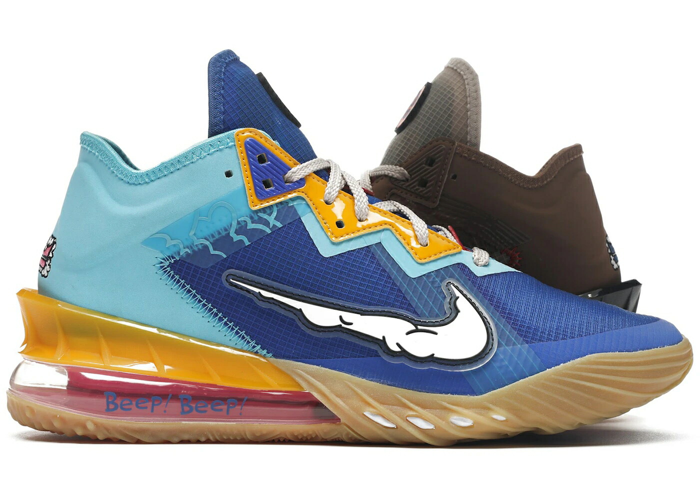 ナイキ レブロン ジャム 青色 ブルー E. スペースジャム スニーカー メンズ NIKE LEBRON 18 LOW WILE VS ROADRUNNER SPACE JAM / RACER BLUE BALTIC BLUE