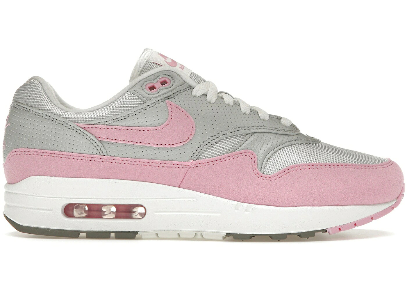 ナイキ マックス プラチナム ピンク ライズ エアマックス '87 WOMEN'S スニーカー レディース NIKE AIR MAX 1 METALLIC PLATINUM PINK RISE (WOMEN'S) / METALLIC PLATINUM FLAT PEWTER|スニケス