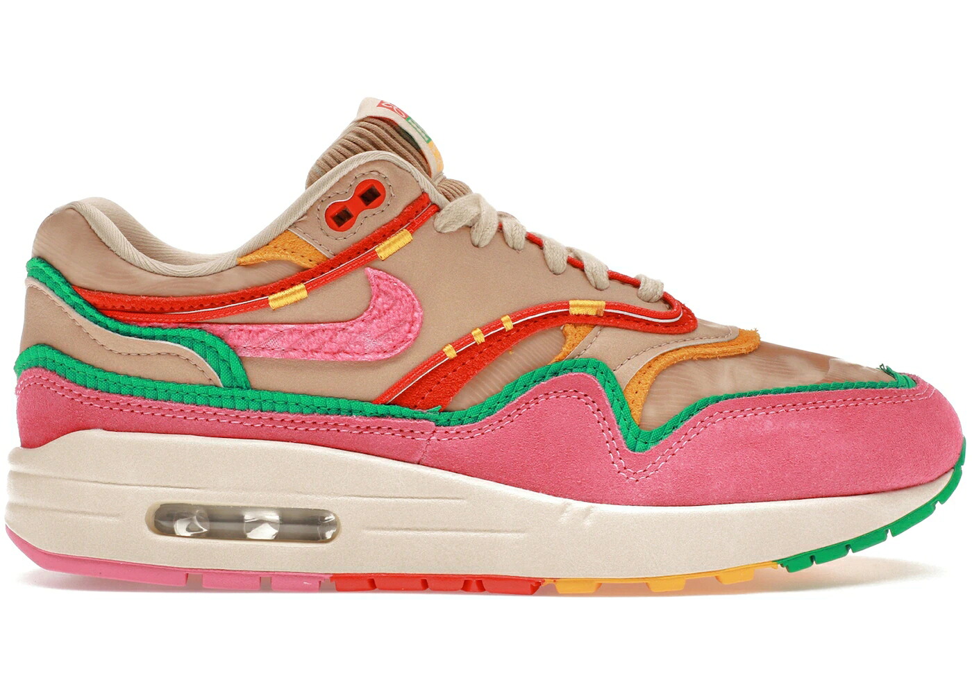 ナイキ マックス エアマックス スニーカー メンズ NIKE AIR MAX 1 FAMILIA / HEMP PINKSICLE SANDDRIFT|スニケス