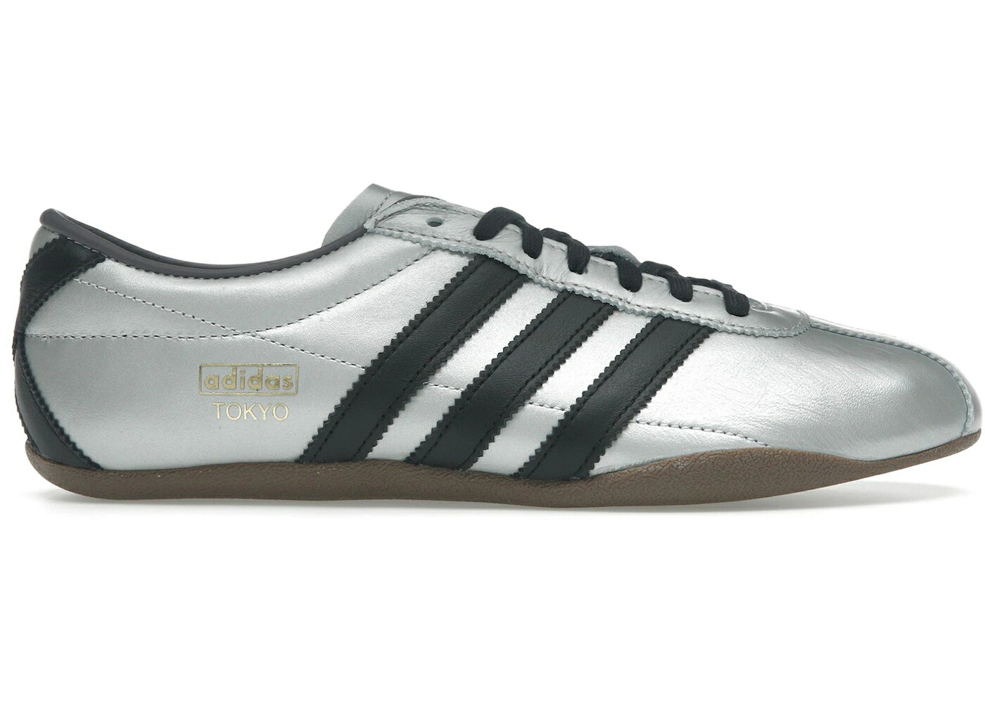 アディダス 銀色 シルバー コア 黒色 ブラック WOMEN'S スニーカー レディース ADIDAS TOKYO SILVER METALLIC (WOMEN'S) / SILVER METALLIC CORE BLACK GUM