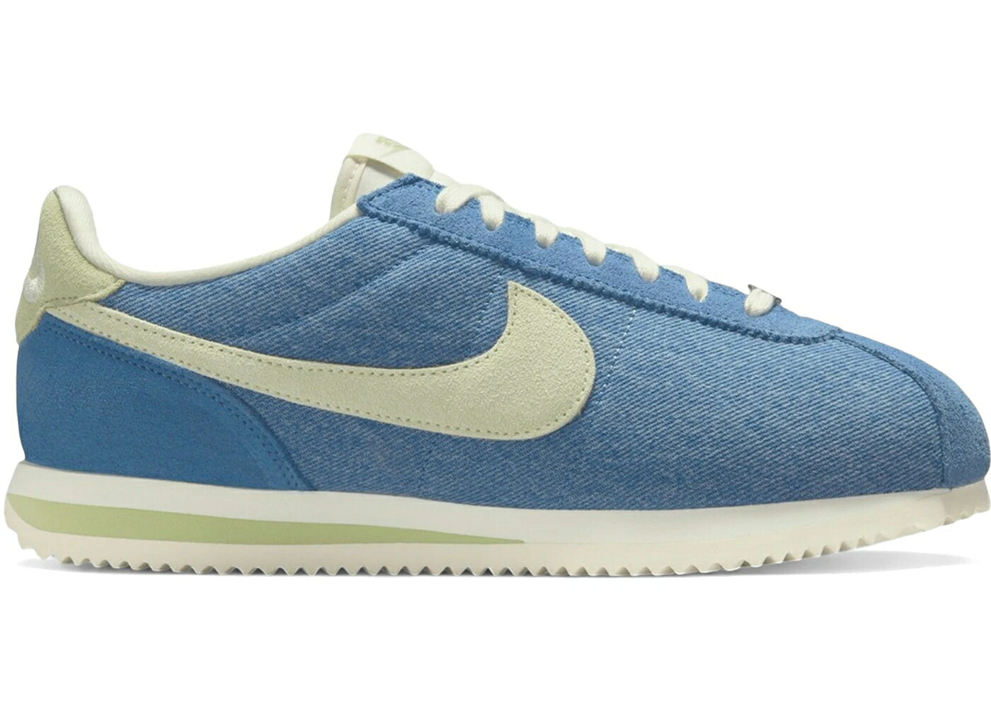 ナイキ コルテッツ ジーンズ 白いこと 白いこと 緑 緑であること WOMEN\u0027S スニーカー レディース NIKE CORTEZ SE DENIM (WOMEN\u0027S) / DENIM OFF WHITE BARELY GREEN