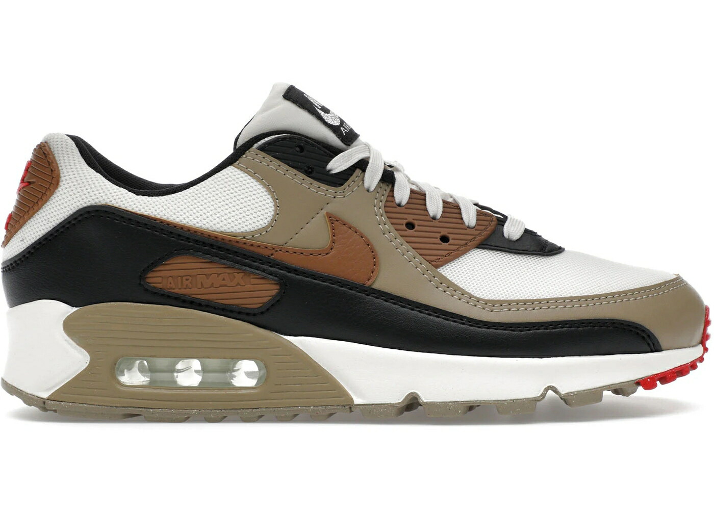 ナイキ マックス 黒いこと 黒いこと たき火 赤 赤いこと 大気圏マックス WOMEN\u0027S スニーカー レディース NIKE AIR MAX 90 PHANTOM BLACK FIRE RED LIGHT BRITISH TAN (WOMEN\u0027S) / PHANTOM BLACK FIRE RED LIGHT