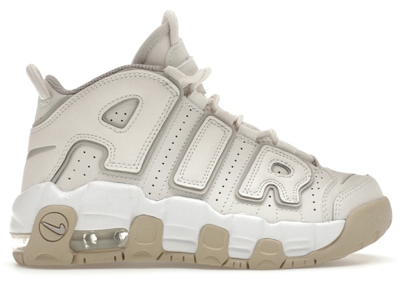 ナイキ アップテンポ 白色 ホワイト エアモアアップテンポ モアテン ジュニア キッズ NIKE AIR MORE UPTEMPO PHANTOM (PS) / PHANTOM WHITE SANDDRIFT LIGHT ベビー マタニティ スニーカー