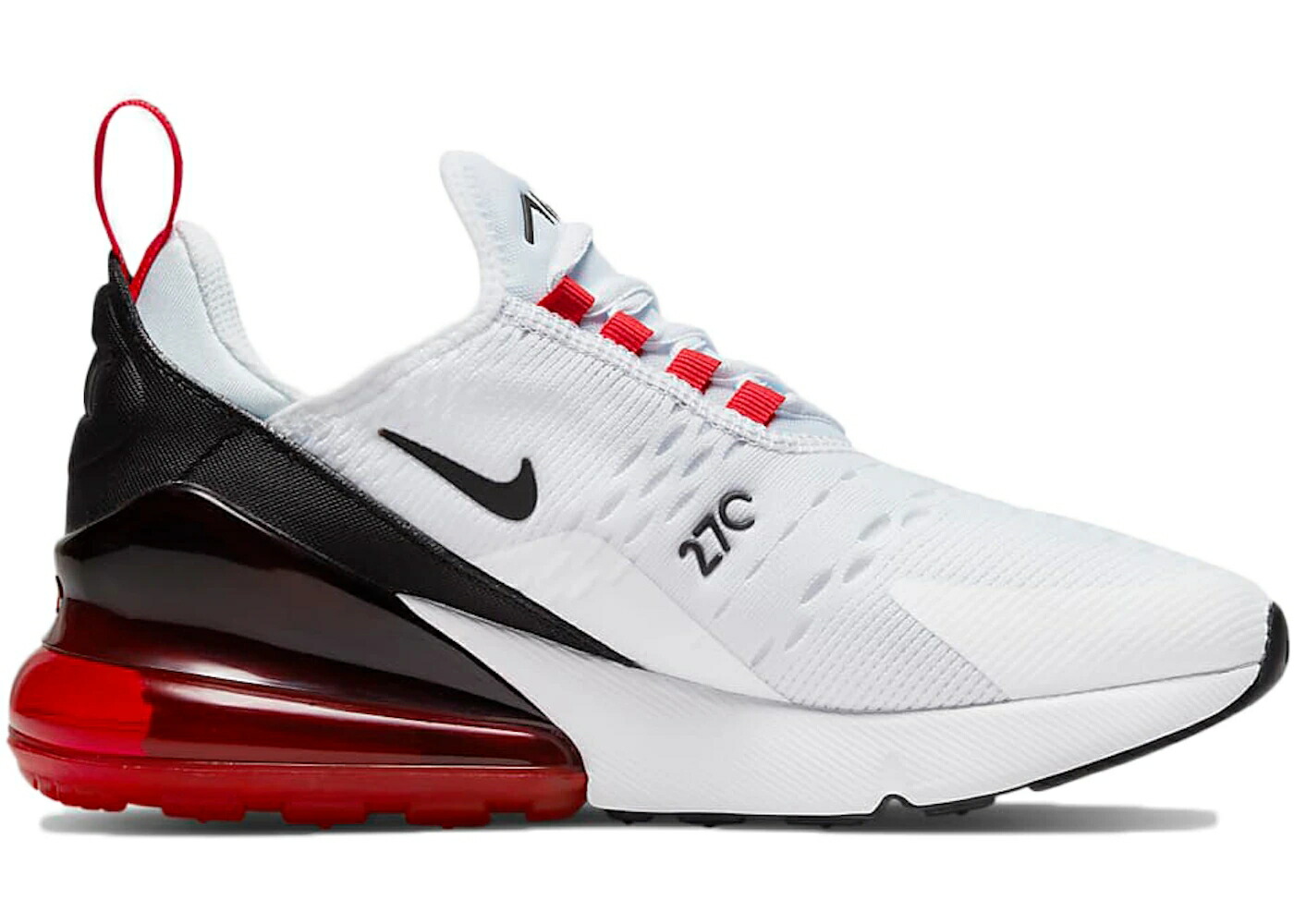 ナイキ マックス 白色 ホワイト 赤 レッド 黒色 ブラック エアマックス ジュニア キッズ NIKE AIR MAX 270 WHITE RED (GS) / WHITE BLACK SIREN RED MEDIUM ASH ベビー マタニティ スニーカー
