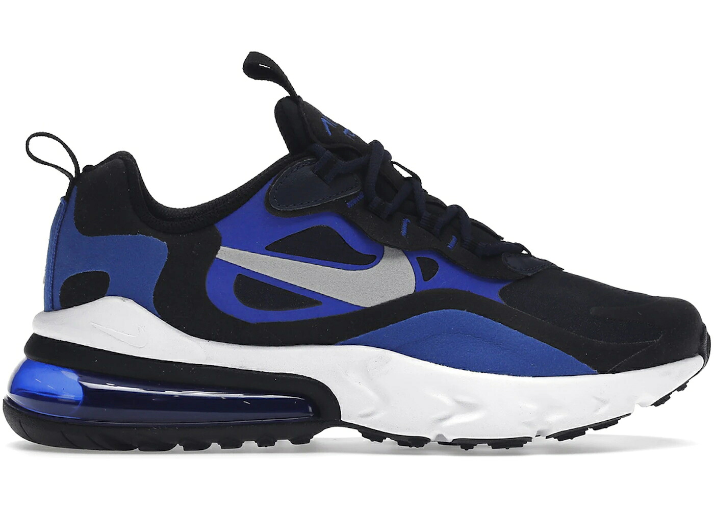 ナイキ マックス リアクト 紺色 米国海軍 青味 青色 黒いこと 黒いこと エア湖マックス 御坊っちゃん キッズ NIKE AIR MAX 270 REACT MIDNIGHT NAVY (GS) / MIDNIGHT NAVY RACER BLUE BLACK もの言う花 マタニティ スニー キッズ・ベビー・マタニティ-靴