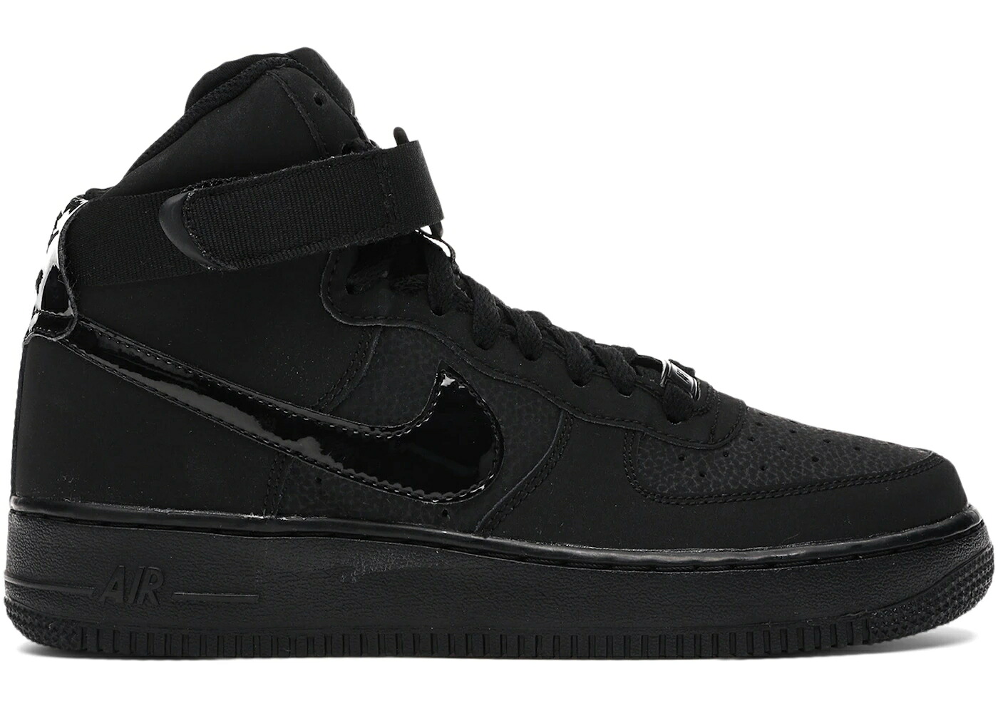 ナイキ ご機嫌 黒いこと 黒いこと 空軍 御坊っちゃん キッズ NIKE AIR FORCE 1 HIGH TRIPLE BLACK (GS) / BLACK BLACK BLACK もの言う花 マタニティ スニーカー