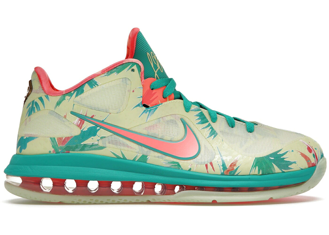 ナイキ レブロン 白いこと 白いこと 菩提樹 スニーカー メンズ NIKE LEBRON 9 LOW LEBRONALD PALMER (2022) / WHITE LIME BRIGHT MANGO NEW