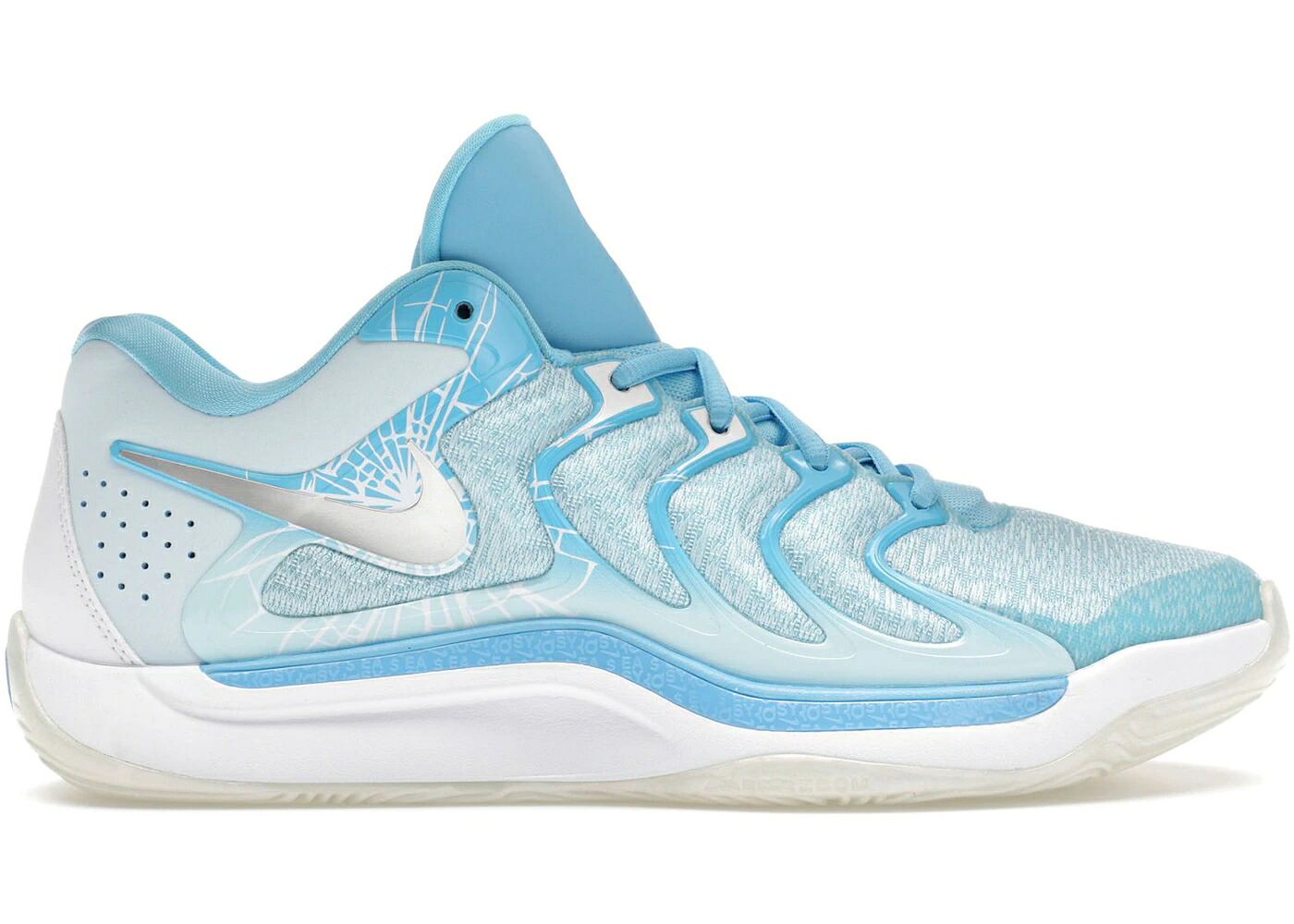 ナイキ クリスマス 青色 ブルー 白色 ホワイト スニーカー メンズ NIKE KD 17 CHRISTMAS / AQUARIUS BLUE GLACIER BLUE WHITE