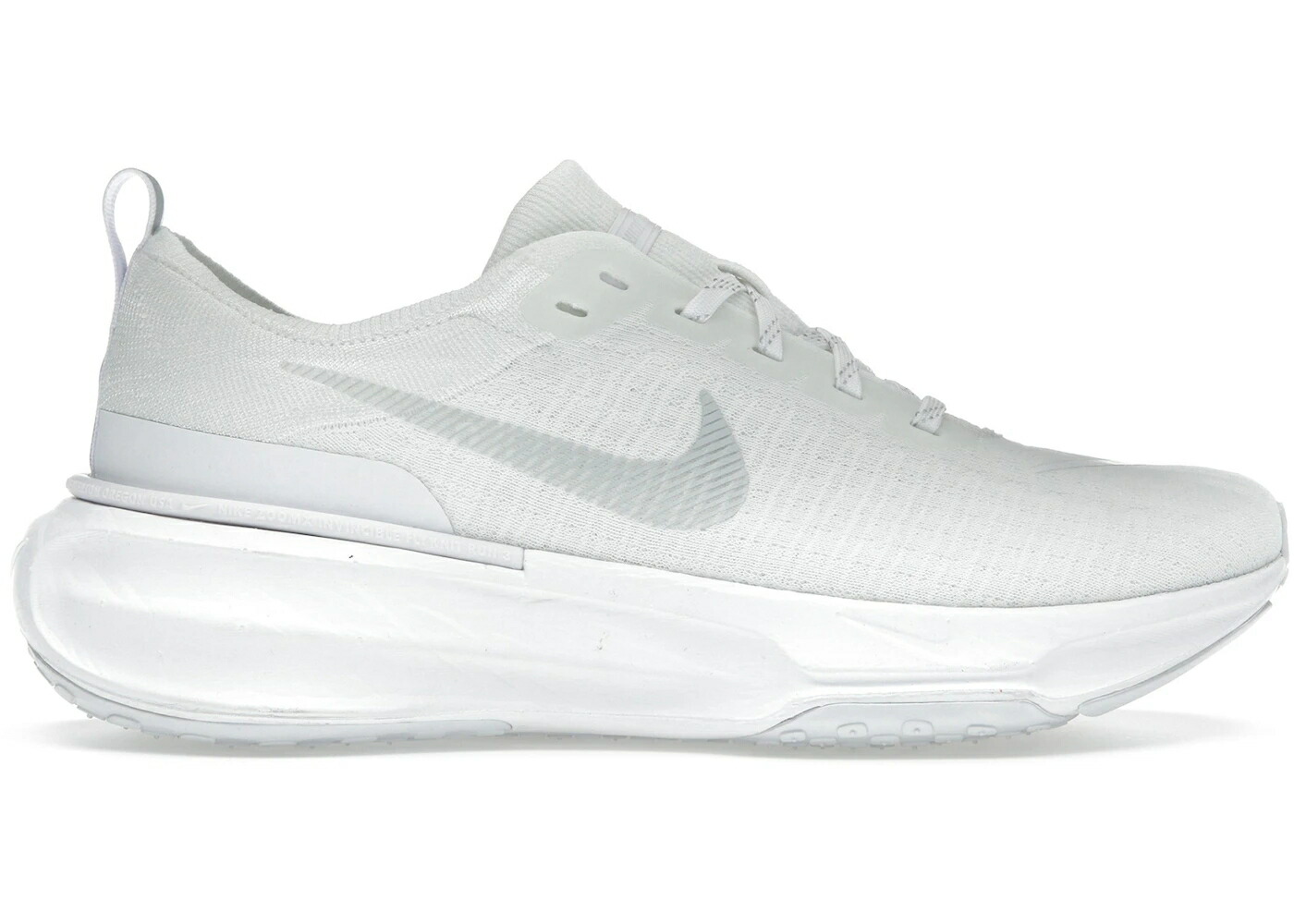ナイキ ラン 白色 ホワイト プラチナム スニーカー メンズ NIKE ZOOMX INVINCIBLE RUN 3 WHITE PHOTON DUST / WHITE PLATINUM TINT WHITE PHOTON
