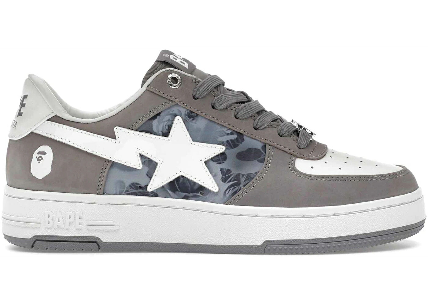 ベイプ 薄墨色 薄墨色 薄墨色 #2 スニーカー メンズ BAPE A BATHING APE STA GRAY ROSES /