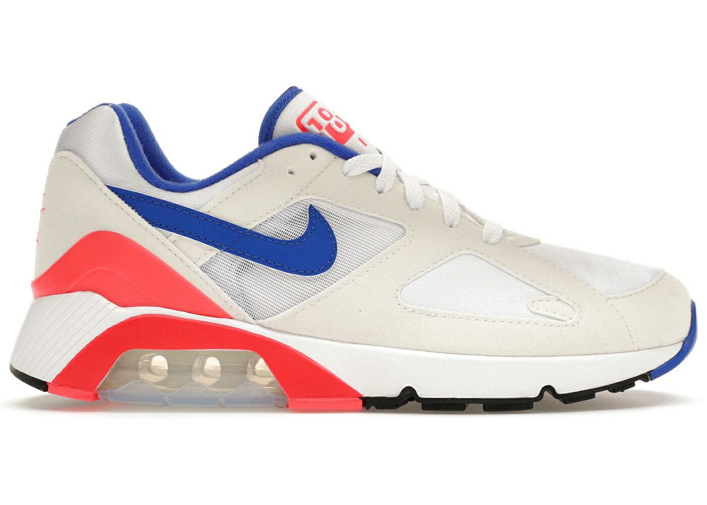 ナイキ マックス 白いこと 白いこと 赤 赤いこと エア湖マックス スニーカー メンズ NIKE AIR MAX 180 ULTRAMARINE (2024) / WHITE ULTRAMARINE SOLAR RED