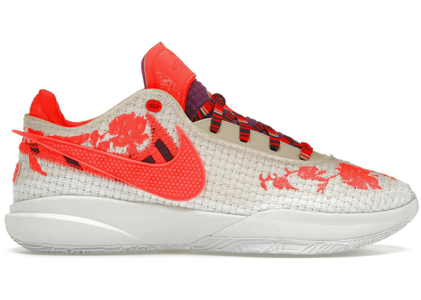 ナイキ レブロン クリムゾン スニーカー メンズ NIKE LEBRON 20 PRM MIMI PLANGE CEREMONY / GUAVA ICE BRIGHT CRIMSON