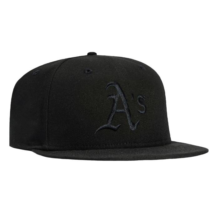 ニューエラ New Era 【 9Fifty Oakland Athletics Basic Snapback Hat Men Black On Black 】 オークランド アスレチックス Snapback スナップバック バッグ メンズ 黒色 ブラック｜スニケス
