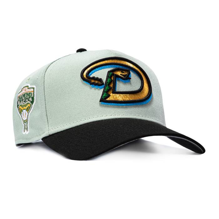 ニューエラ New Era 【 9Forty A-Frame Arizona Diamondbacks Inaugural Patch D Snapback Hat Men Everest Green / Black 】 アリゾナ ダイヤモンドバックス Snapback スナップバック バッグ メンズ green 緑・グリーン 黒色 ブ|スニケス