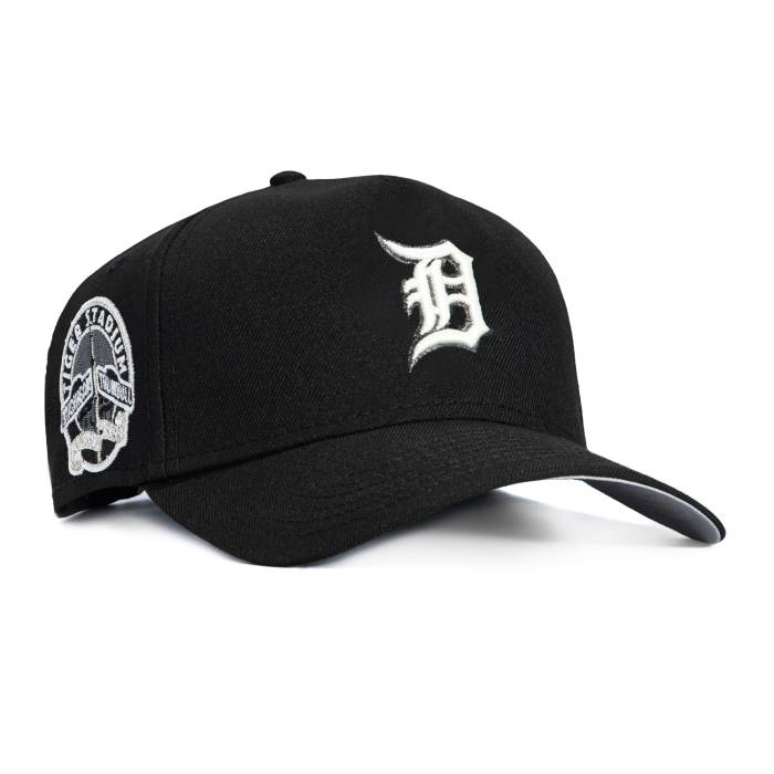 ニューエラ New Era 【 9Forty Gitd A-Frame Detroit Tigers Stadium Patch Snapback Hat Men Black / White 】 デトロイト タイガース スタジアム Snapback スナップバック バッグ メンズ 黒色 ブラック 白色 ホワイト|スニケス