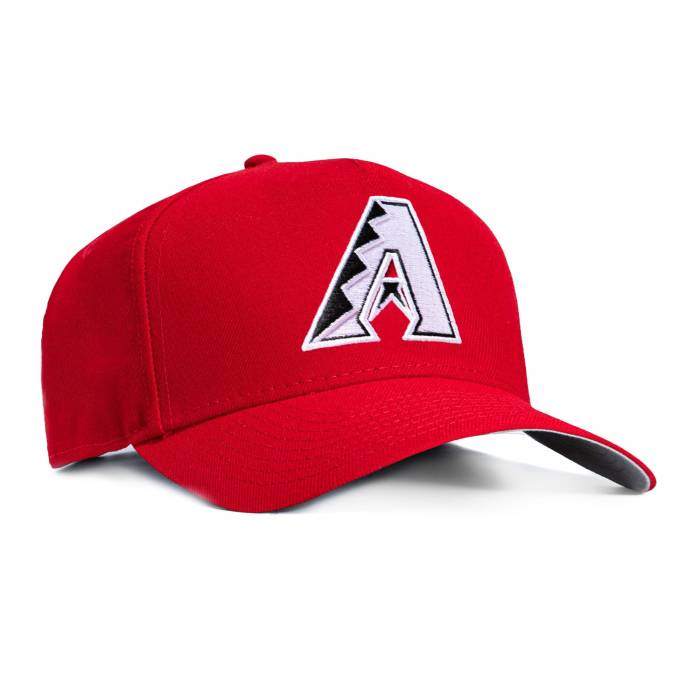 ニュー内鰓 New Era 【 9Forty A-Frame Arizona Diamondbacks Snapback A Hat Men Red / White 】 アリゾナ 金剛石バックス Snapback スナップバック 御徒面子 メンズ Red 赤・赤いこと 白いこと 白いこと