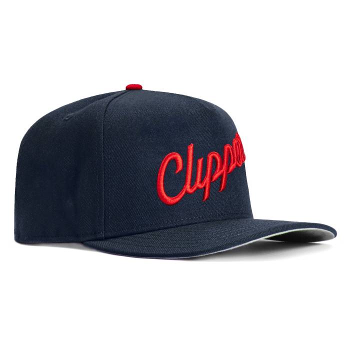 ニューエラ New Era 【 9Seventy Los Angeles Clippers Script Stretch-Snapback Hat Men Navy 】 クリッパーズ スクリプト メンズ 紺色 ネイビー｜スニケス