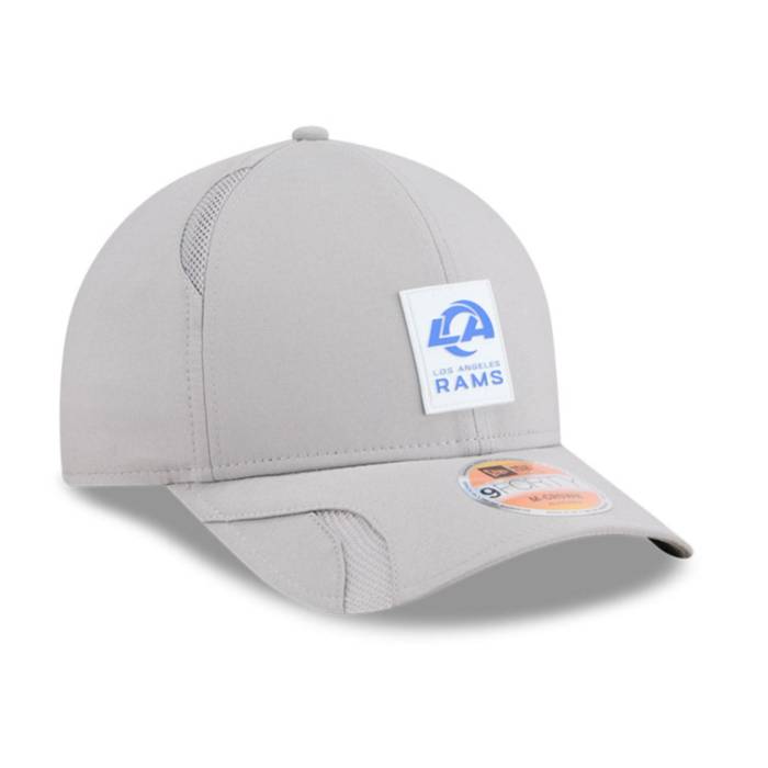 ニューエラ New Era 【 9Forty M-Crown Los Angeles Rams 2025 Sideline Snapback Hat Men Grey 】 ラムズ サイドライン Snapback スナップバック バッグ メンズ 灰色 グレー