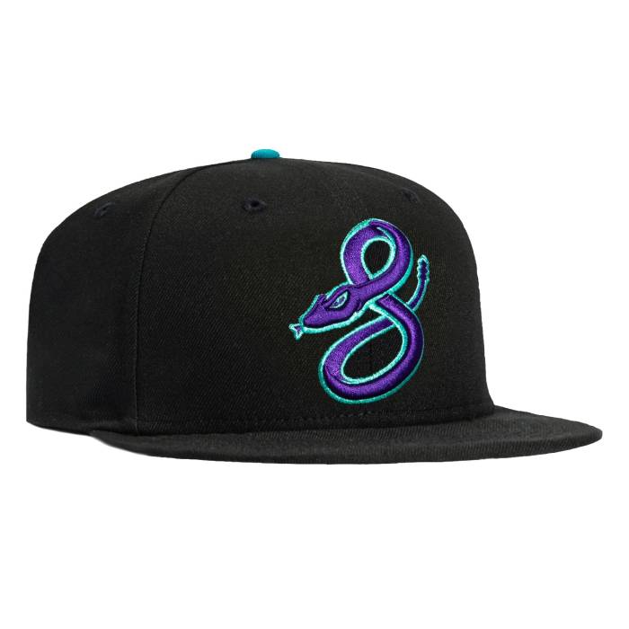 ニューエラ New Era 【 59Fifty Arizona Diamondbacks 2025 City Connect Hat Men Black / Purple / Teal 】 アリゾナ ダイヤモンドバックス シティ メンズ 黒色 ブラック Purple 紫・パープル｜スニケス