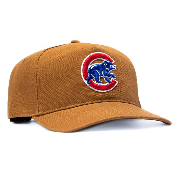 フォーティーセブンブランド 47 Brand 【 X Carhartt Hitch Chicago Cubs Adjustable Snapback Hat Men Brown 】 風の強い町 カブス Snapback スナップバック 御徒面子 メンズ 赤銅色 赤銅色