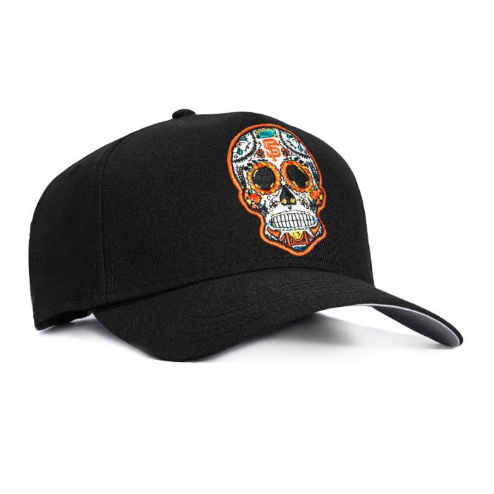 ニューエラ New Era 【 9Forty A-Frame San Francisco Giants Sugar Skull Snapback Hat Men Black 】 ジャイアンツ Snapback スナップバック バッグ メンズ 黒色 ブラック|スニケス