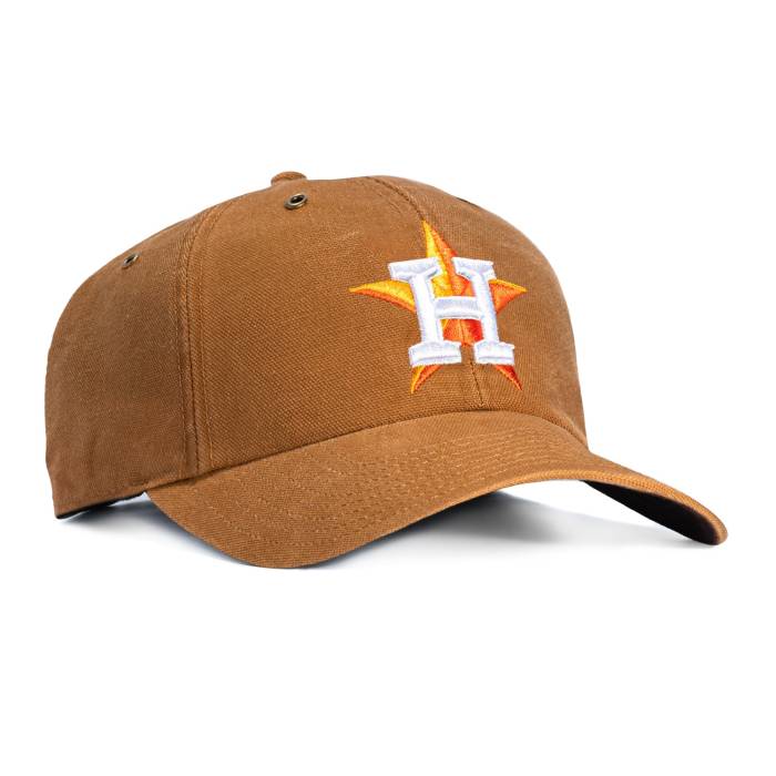フォーティーセブンブランド 47 Brand 【 X Carhartt Houston Astros Cleanup Adjustable Hat Men Brown 】 ヒューストン アストロズ メンズ 茶色 ブラウン