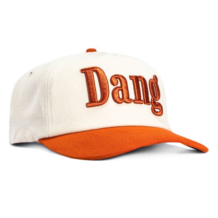 Communal Cowboy 【 Dang Snapback Hat Men White / Burnt Orange 】 Snapback スナップバック 御徒面子 メンズ 白いこと 白いこと orange 橙・オレンジ色