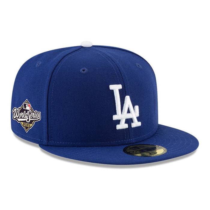 ニューエラ New Era 【 59Fifty Authentic Collection Los Angeles Dodgers 2025 World Series Patch Game Hat Men Royal 】 オーセンティック コレクション ドジャース シリーズ Game ゲーム メンズ｜スニケス