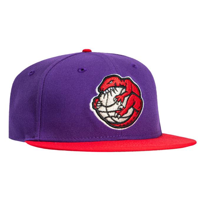 【★百貨店SALE★6/11真夜中2時迄】ニュー内鰓 New Era 【 59Fifty Toronto Raptors 1995 Ball Hat Men Purple / Red 】 トロント ラプターズ メンズ Purple 紫・パープル Red 赤・赤いこと