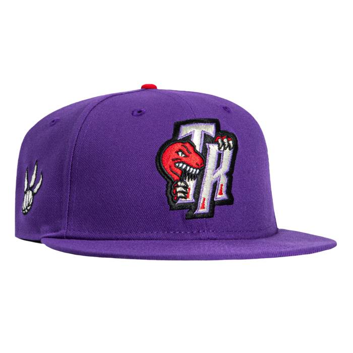 【★百貨店SALE★6/11真夜中2時迄】ニュー内鰓 New Era 【 59Fifty Toronto Raptors Logo Patch 1995 Tr Hat Men Purple 】 トロント ラプターズ ロゴタイプ メンズ Purple 紫・パープル