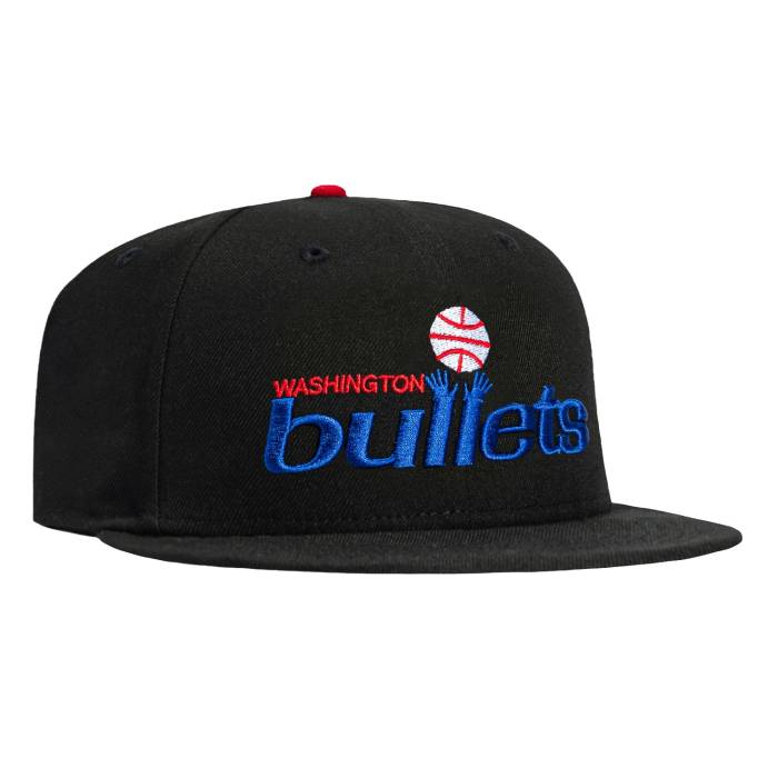 【★百貨店SALE★6/11真夜中2時迄】ニュー内鰓 New Era 【 59Fifty Washington Bullets Logo Hat Men Black 】 ワシントン州 ロゴタイプ メンズ 黒いこと 黒いこと