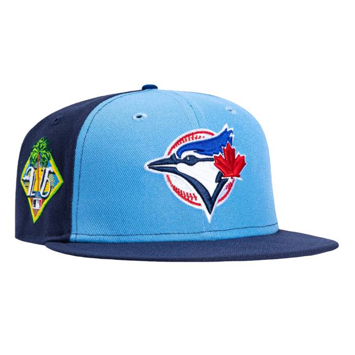 【★百貨店SALE★6/11真夜中2時迄】ニュー内鰓 New Era 【 59Fifty Toronto Blue Jays 2026 Florida Spring Training Patch Rail Alternate Hat Men Light Blue / Navy 】 トロント 青碧 青碧 フロリダ州 Spring 春月 形づくる メンズ 青碧 青碧 紺色