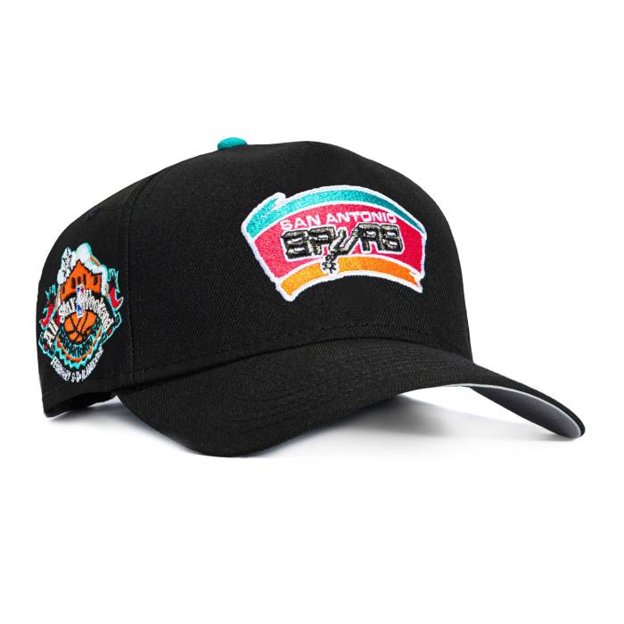ニューエラ New Era 【 9Forty A-Frame San Antonio Spurs 1996 All Star Game Patch Snapback Hat Men Black 】 スパーズ Game ゲーム Snapback スナップバック バッグ メンズ 黒色 ブラック|スニケス