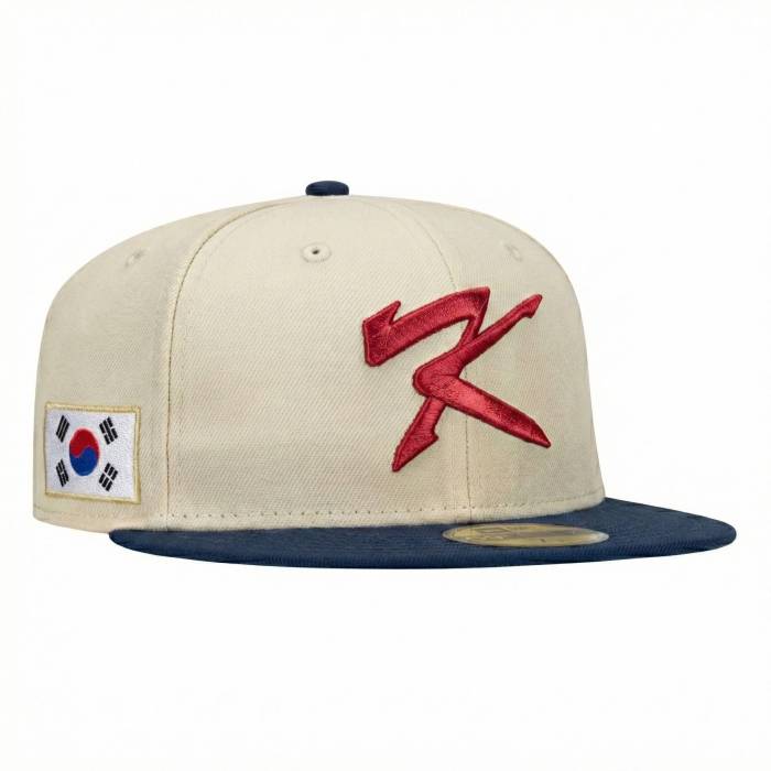 【★百貨店SALE★6/11真夜中2時迄】ニュー内鰓 New Era 【 Pre-Order  59Fifty Korea 2026 World Baseball Classic Korea Flag Patch Hat Men White / Navy 】 野球 古典派音楽 メンズ 白いこと 白いこと 紺色 米国海軍