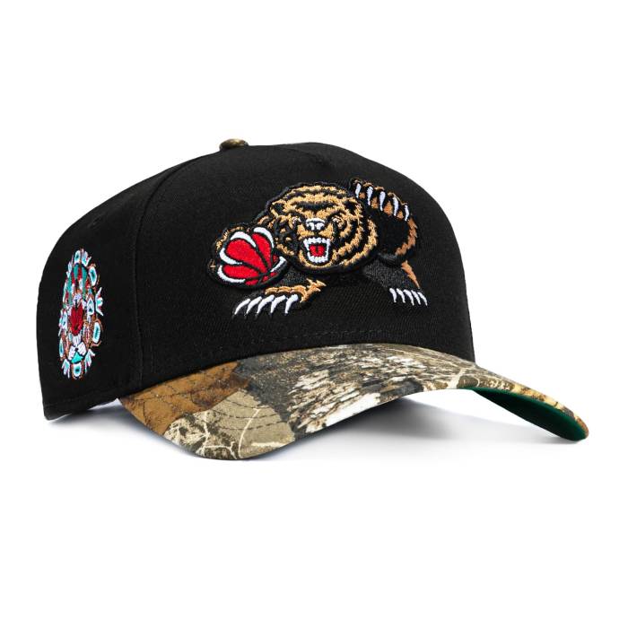 ニューエラ New Era 【 9Forty A-Frame Memphis Grizzlies Alternate Logo Patch Snapback Hat Men Black / Real Tree Camo 】 メンフィス グリズリーズ ロゴ Snapback スナップバック バッグ メンズ 黒色 ブラック レアル カモ|スニケス
