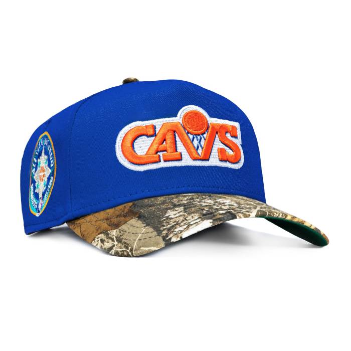ニューエラ New Era 【 9Forty A-Frame Cleveland Cavaliers 1994 All Star Game Patch Snapback Hat Men Royal / Real Tree 】 クリーブランド キャバリアーズ Game ゲーム Snapback スナップバック バッグ メンズ レアル｜スニケス