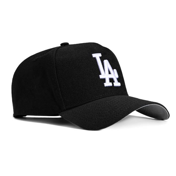ニュー内鰓 New Era 【 9Forty A-Frame Los Angeles Dodgers Snapback Hat Men Black / White 】 ドジャース Snapback スナップバック 御徒面子 メンズ 黒いこと 黒いこと 白いこと 白いこと