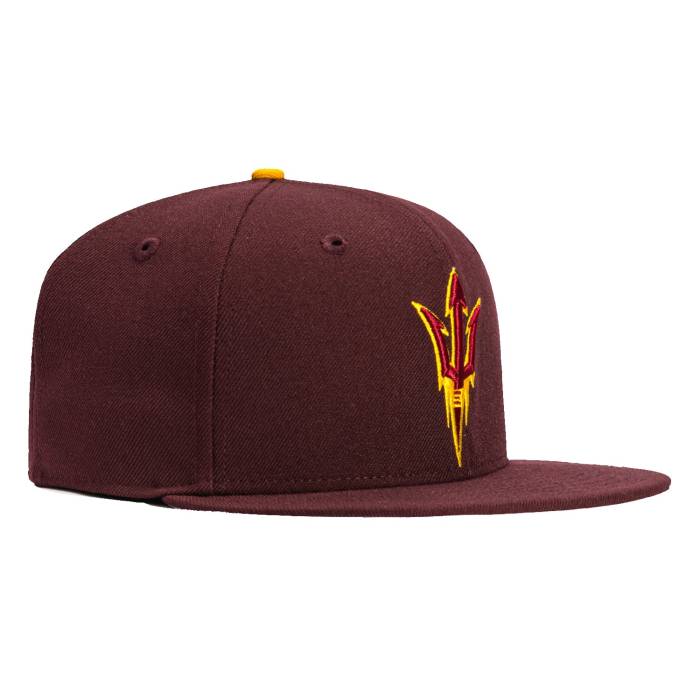 ニューエラ New Era 【 59Fifty Arizona State Sun Devils Otc Hat Men Maroon 】 アリゾナ State スケートボード デビルス メンズ マルーン